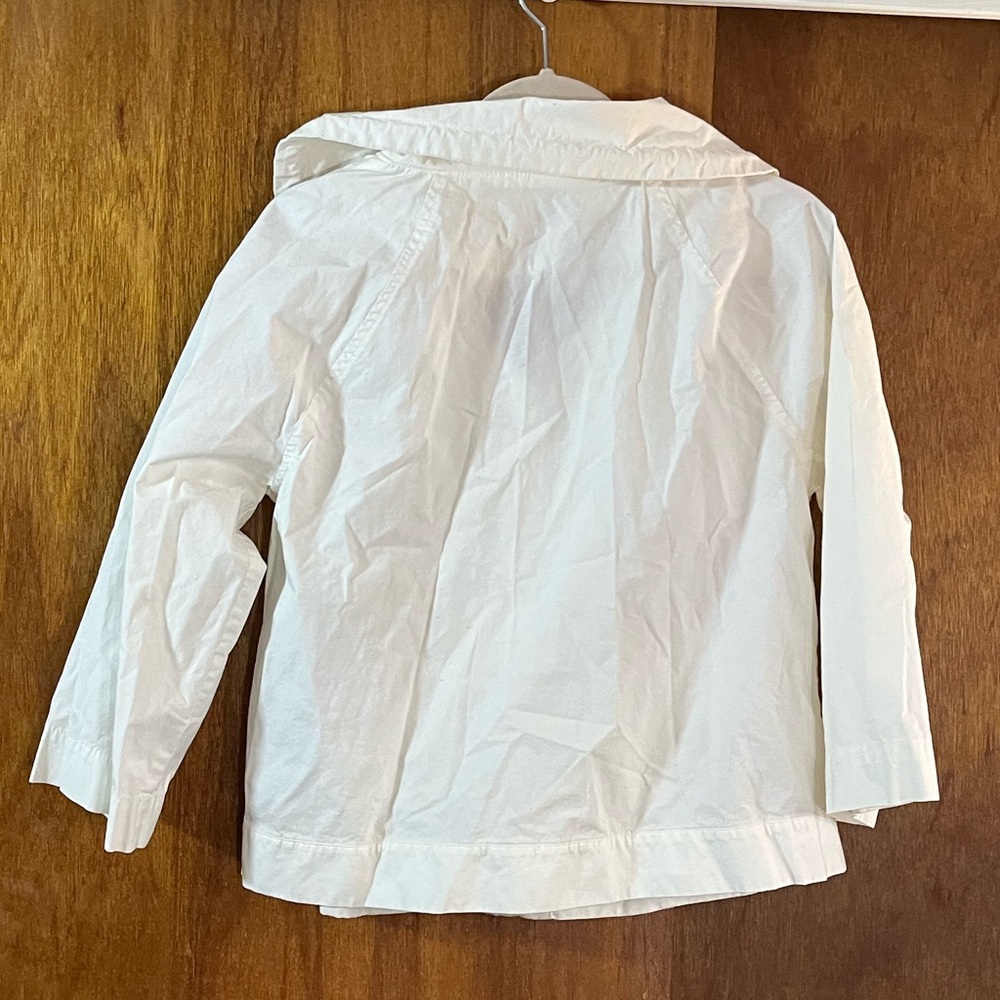 IZOD White Lightweight Jacket Sz M - Picture 2 of 4